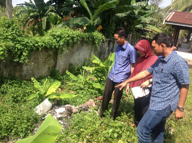 Sidak Komisi III DPRD Batanghari terkait limbah B3 RSUD Hamba Muarabulian.